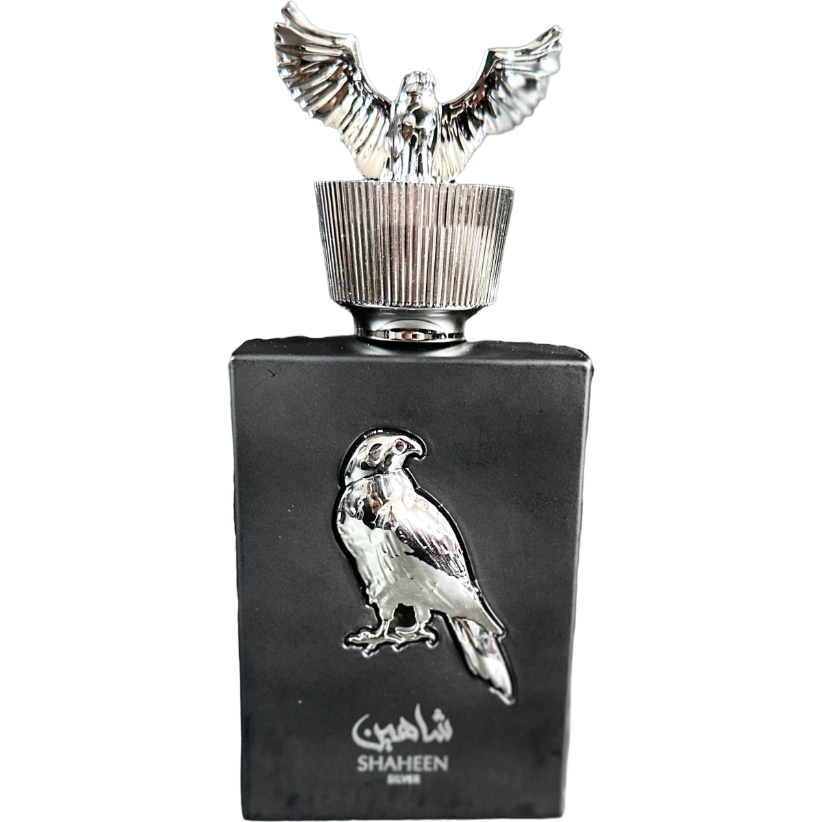 Lattafa Shaheen Silver frasco