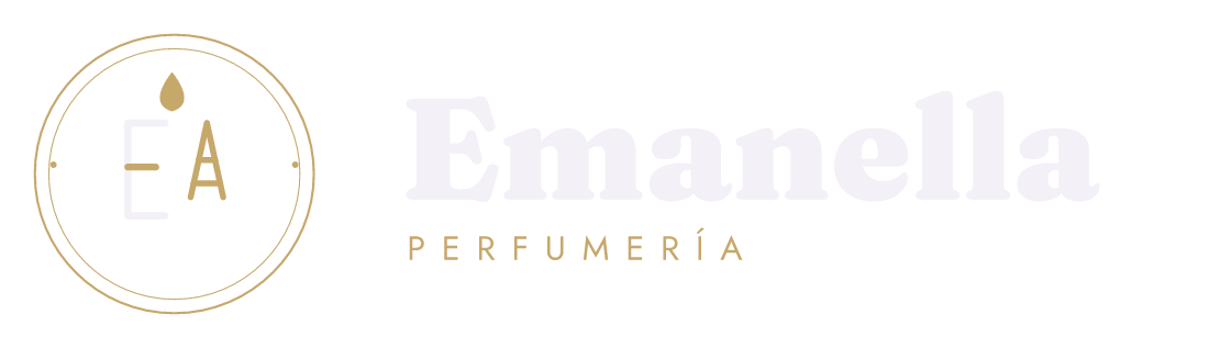 Emanella Perfumería — logo blanco